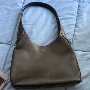 Coach Black Leather Shoulder Bag